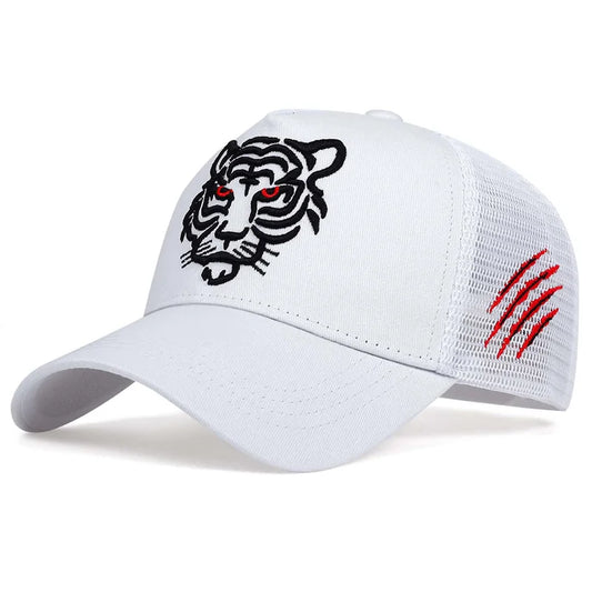 Tiger Embroidery Baseball Cap Men Women Hip Hop Hat