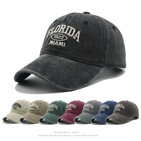 Vintage Washed Cowboy Baseball Cap