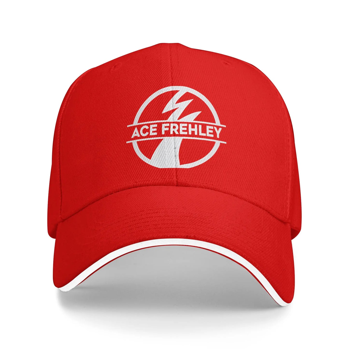 Ace Frehleys Logo Vintage Kiss Band Sandwich Hat Adult Baseball Cap