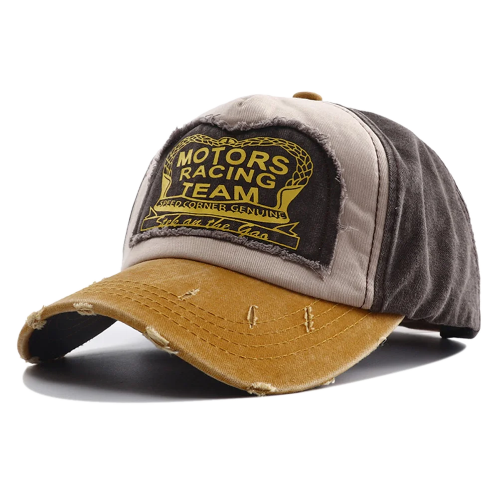 2025 New Casual Letter Print 5 Panel Baseball Cap