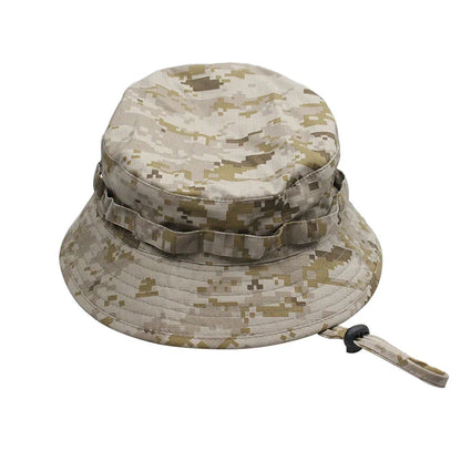 Men's Panama Hat Bucket Hat Tactical Sunscreen Camouflage Outdoor Travel Climbing