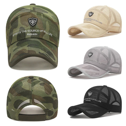 Outdoor Camouflage Mesh Baseball Cap
