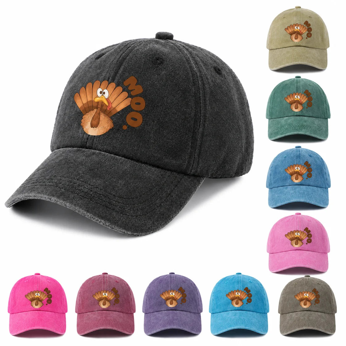Thanksgiving Turkey Baseball Cap