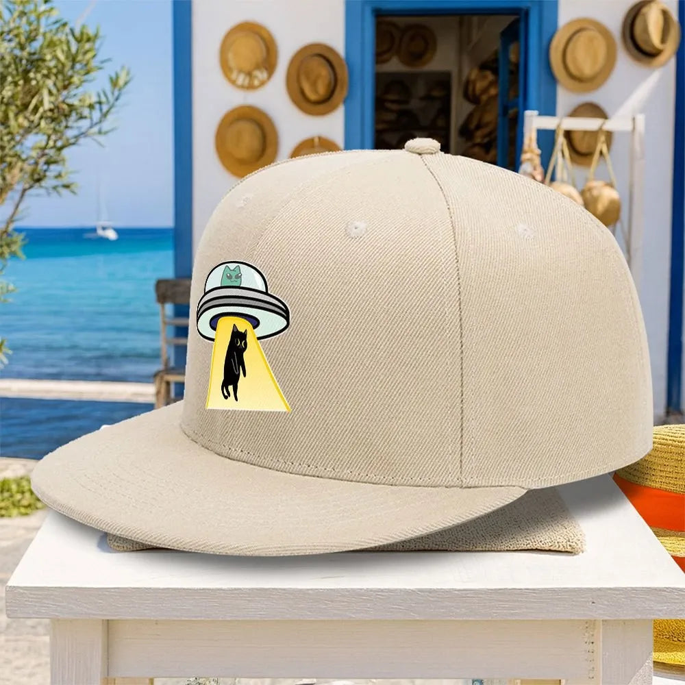 A Versatile Casual Alien Cat Scratch Black Cat Baseball Cap