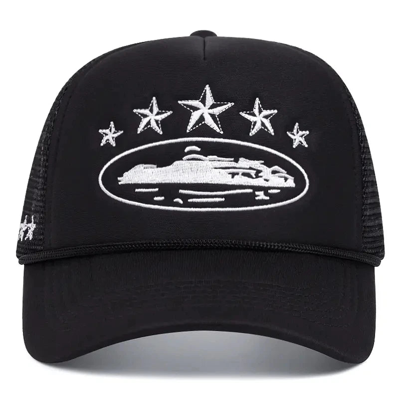 Fashionable And Simple Star-Embroidered Sponge Baseball Caps
