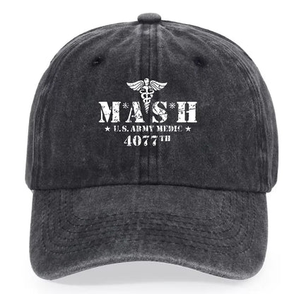 Retro Baseball Cap MASH 4077 Fashionable Printed Baseball Cap