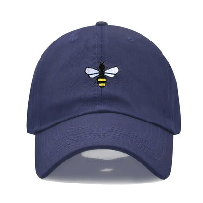 Honeybee Embroidered Baseball Cap For Women Men