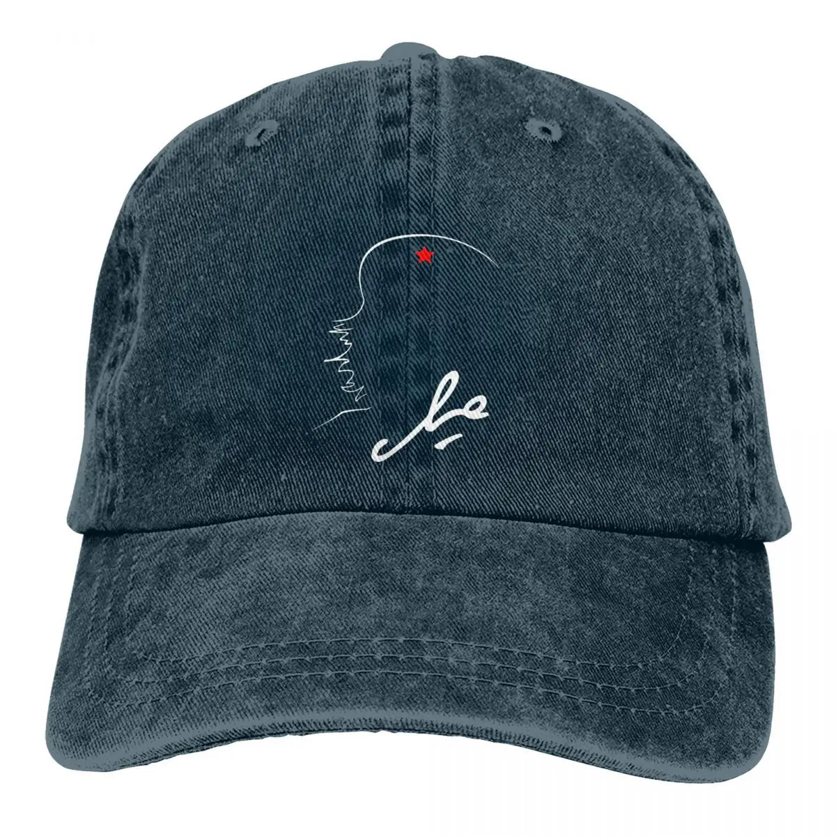 Pure Color Dad Hats Che Guevara Line Women's Hat Sun Visor Baseball Caps