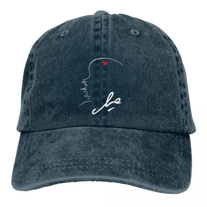 Pure Color Dad Hats Che Guevara Line Women's Hat Sun Visor Baseball Caps