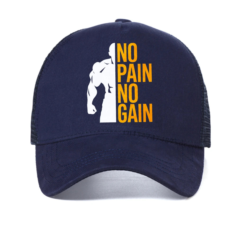 NO PAIN NO GAIN Baseball Cap
