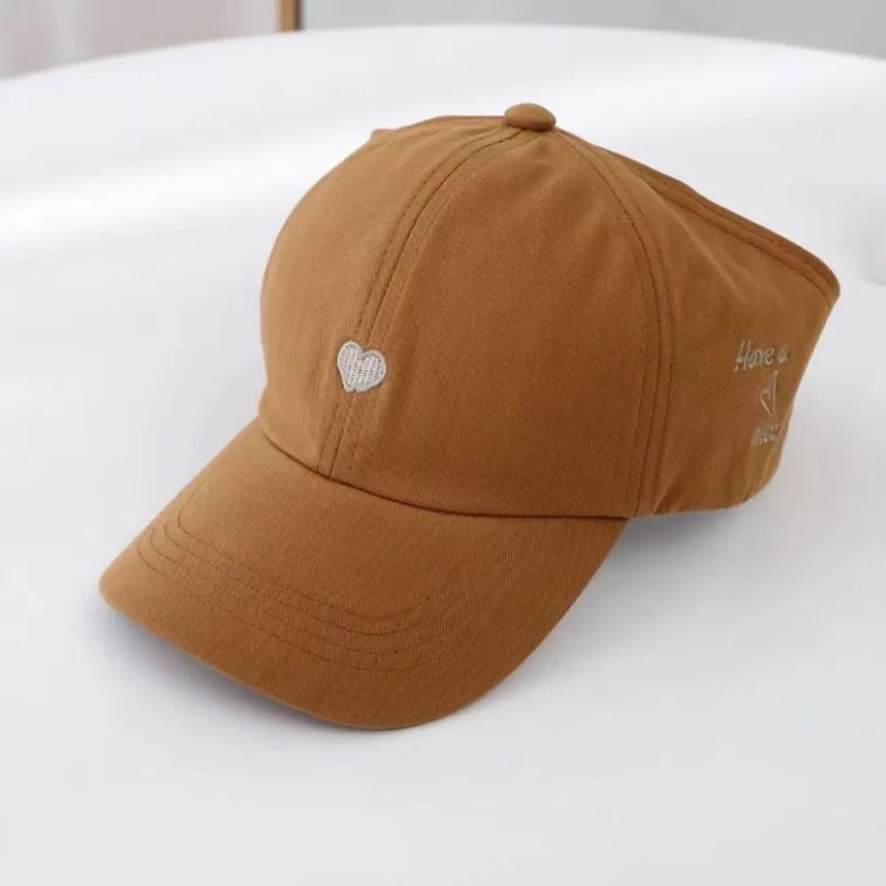 Embroidery Love Heart Baseball Cap