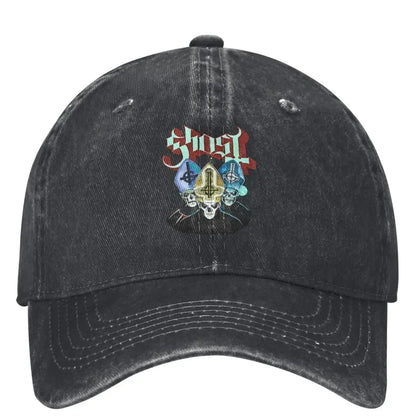 Ghost B.C. Band Denim Baseball Cap