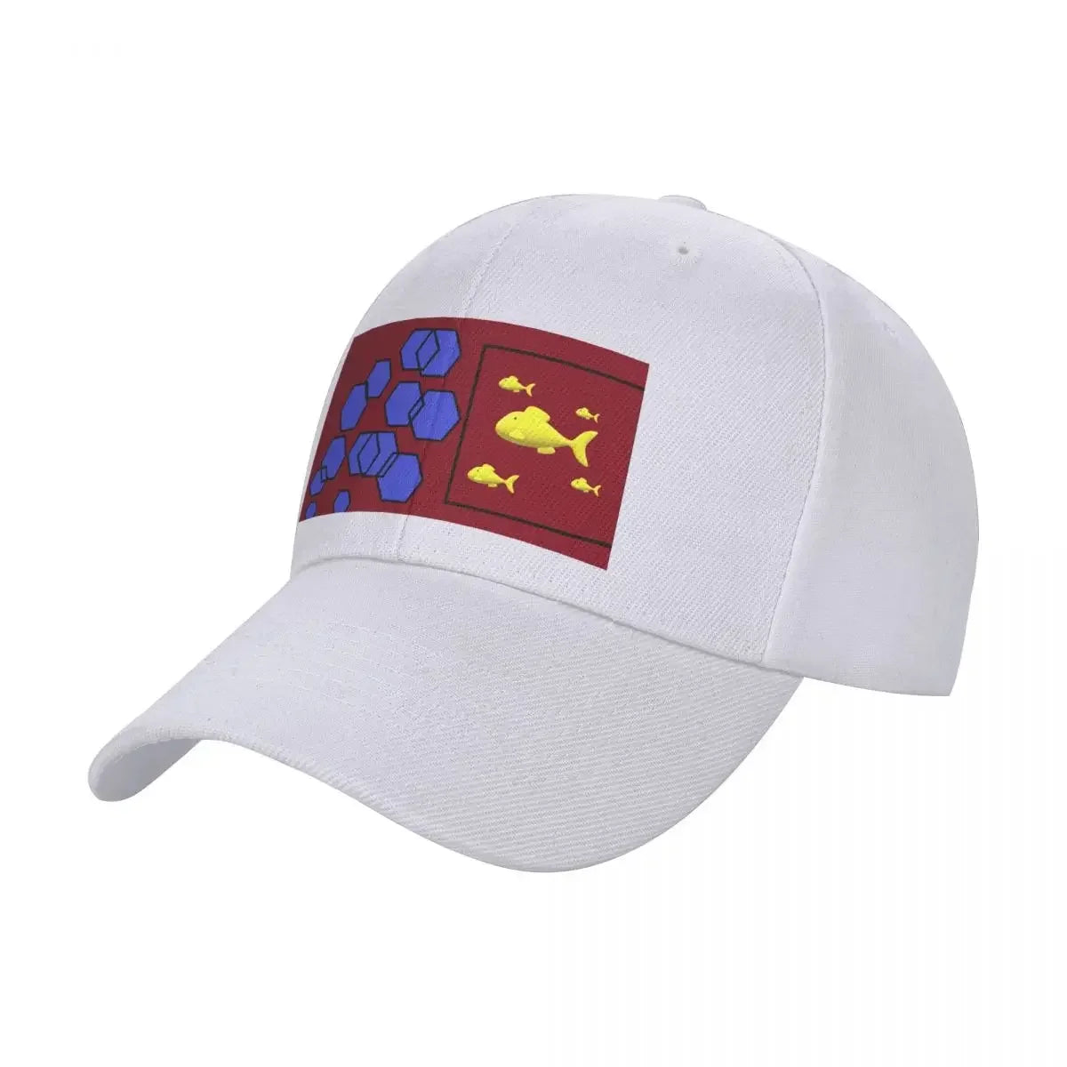 Fish Print Baseball Cap