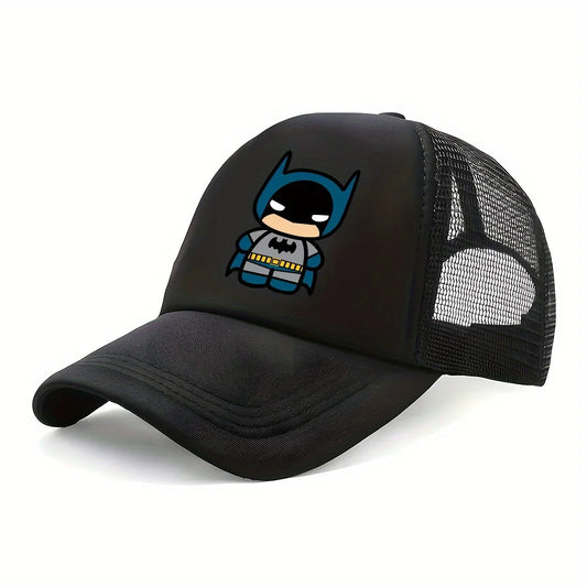 Batman Cartoon Print Baseball Cap