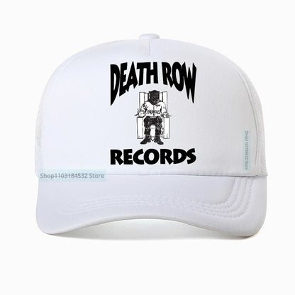 Funny Golf Hat Death Row Records White Baseball Cap