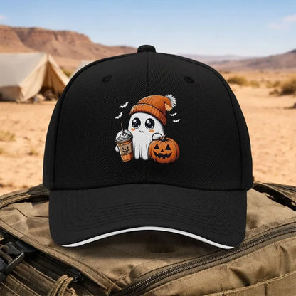 Pumpkin Spice Print Adjustable Baseball Cap