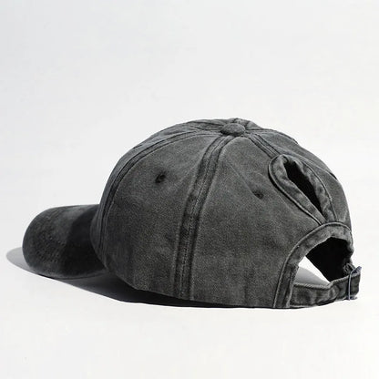 Hot Sale Washed Ponytail Baseball Cap