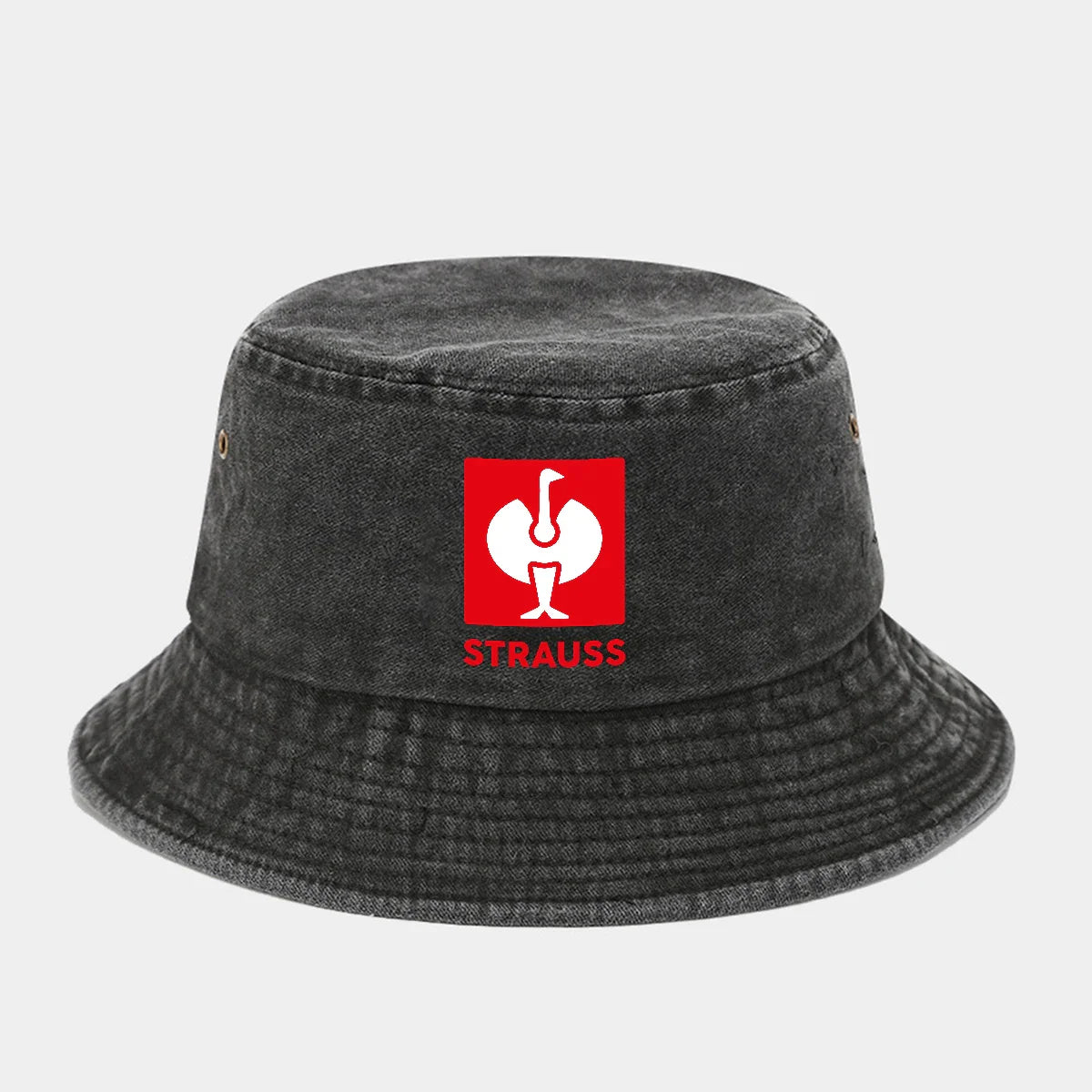 Printed Washed Retro Sunshade Fisherman Hat