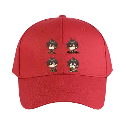 Zhongli Chibi Genshin Impact Baseball Cap