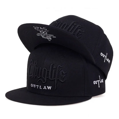 2025 Fashion Fastball CAP Thug Life Embroidery Hip Hop Baseball Cap Snapback Hat