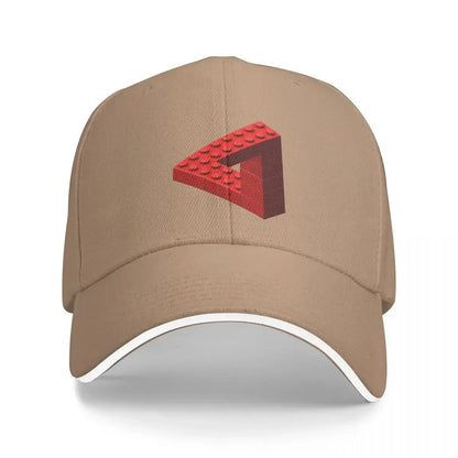 New Escher Toy Bricks - Red Cap Fashion Casual Baseball Caps