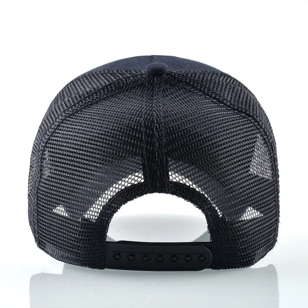 Fashion Baseball Cap With Embroidery Wolf Patch Snapback Caps Men Women