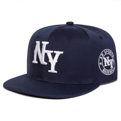 Unisex NY Letter Embroidery Hip-hop Hats Spring and Autumn