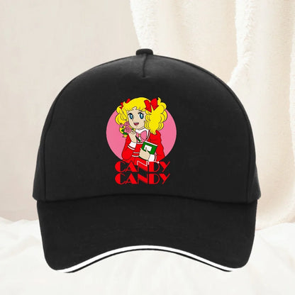 90s Kawaii Candy Candy Anime Summer Baseball Cap