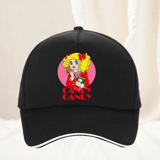 90s Kawaii Candy Candy Anime Summer Baseball Cap