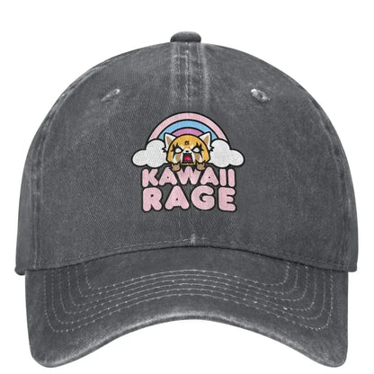 Kawaii Rage Washed Baseball Cap