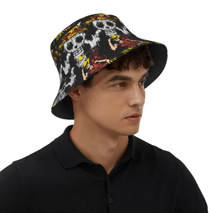 One Piece Skull Bucket Hat Japan Anime