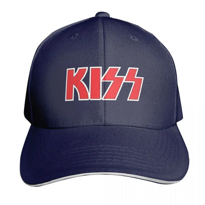 Kiss Logo Band Cap Fashion Casual Baseball Caps