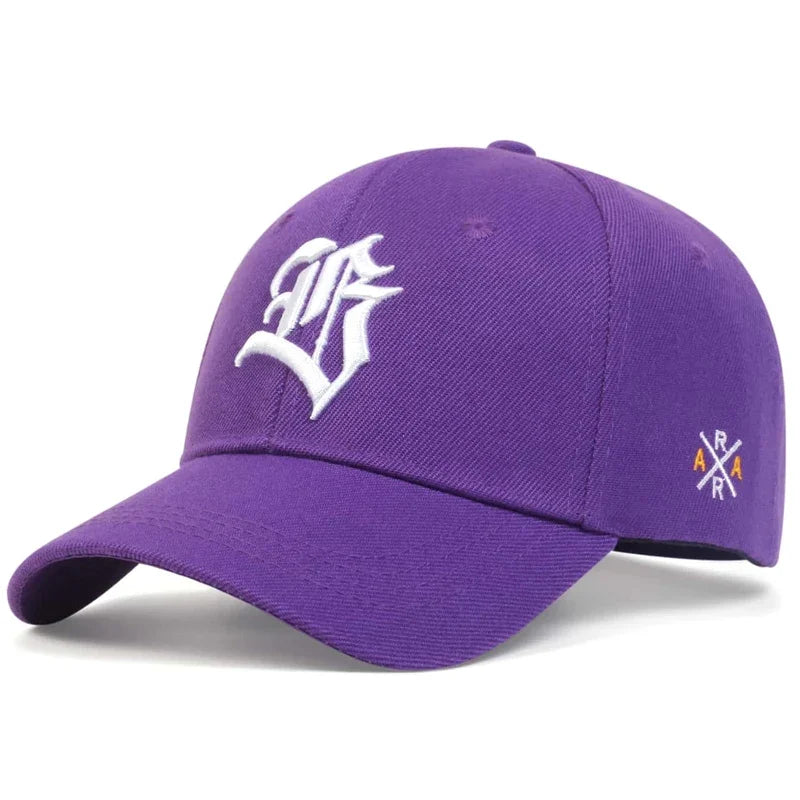 Unisex Gothic Letter Embroidery Baseball Caps