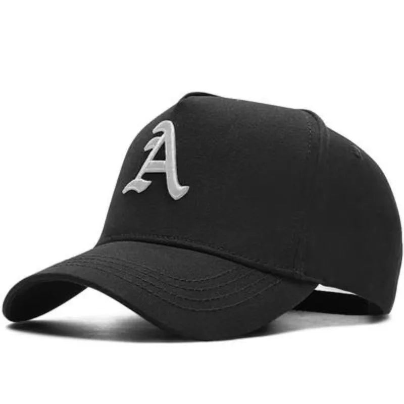 Summer Men baseball Cap Letter A Embroidery Snapback Hat