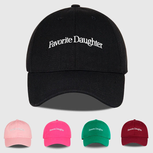 Fun “Favorite Daughter” Embroidered Soft-Peak Baseball Cap
