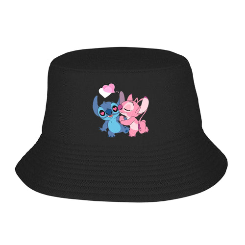 Beach Hatwear Lovely Stitch & Angel Bucket Hat