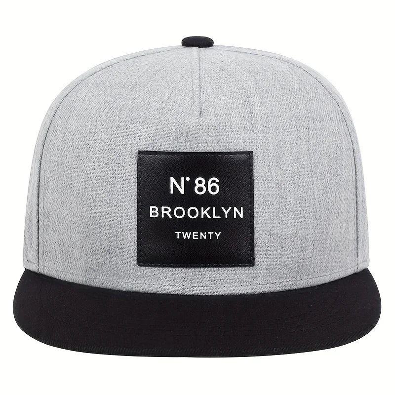 Unisex BROOKLYN Label Hip-hop Hats Adjustable Casual Snapback Caps