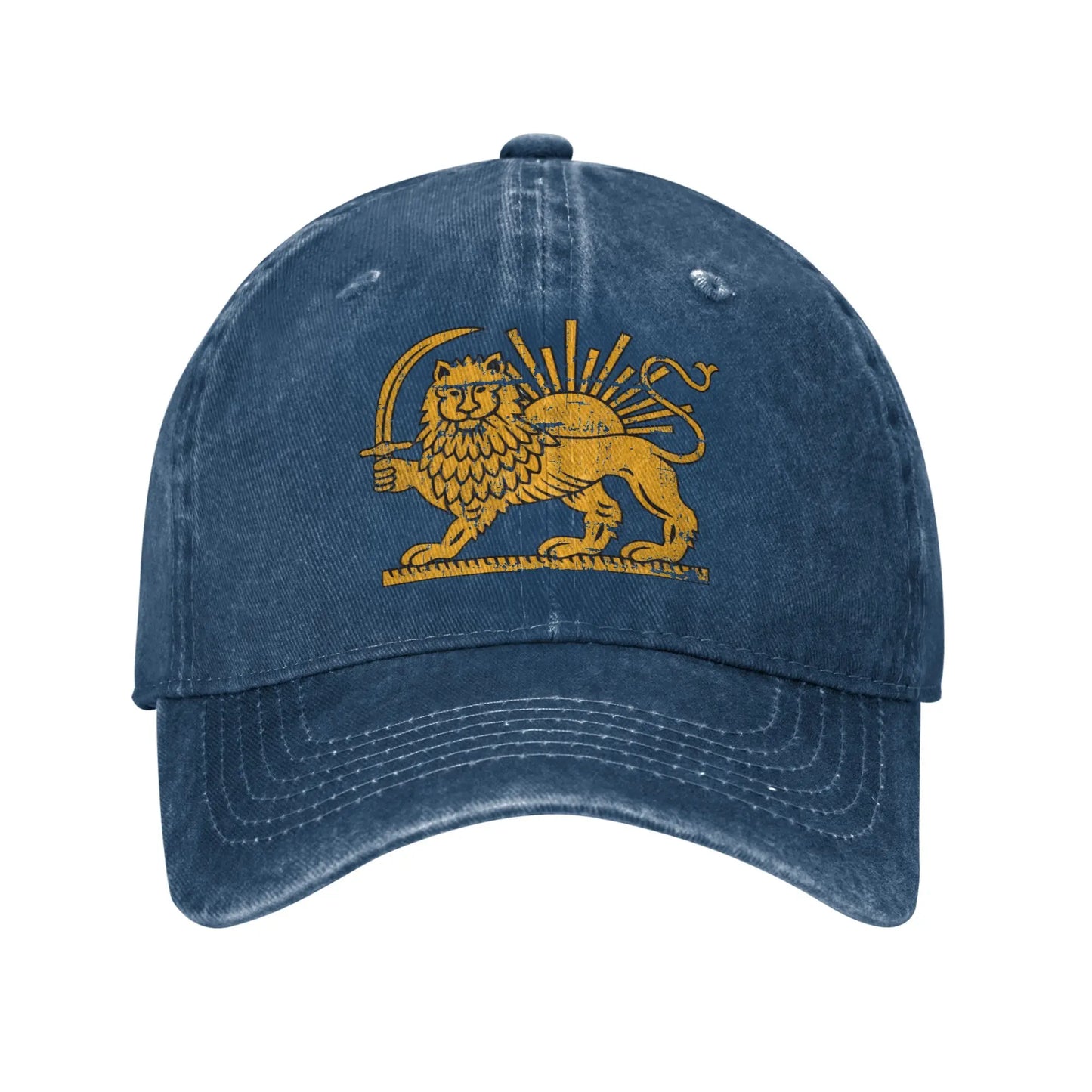 Iran Flag Lion Sun Baseball Cap
