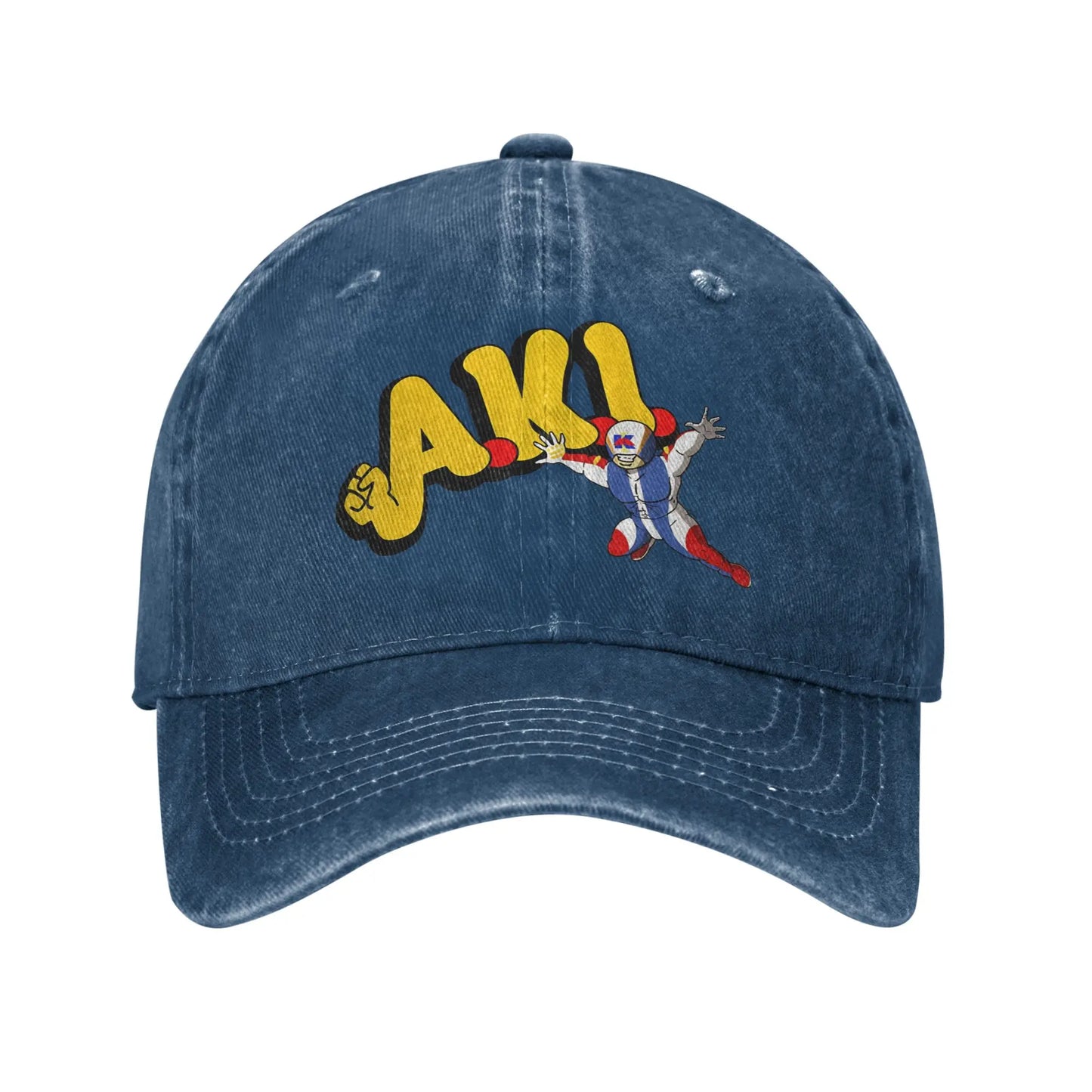 Washed Baseball Cap Aki Man Muscle Baseball Caps