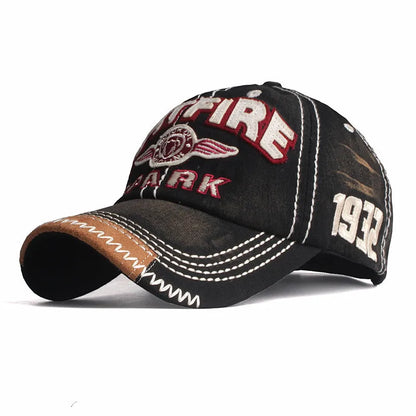 Men Women Cotton Embroidered Letter Printed Baseball Cap