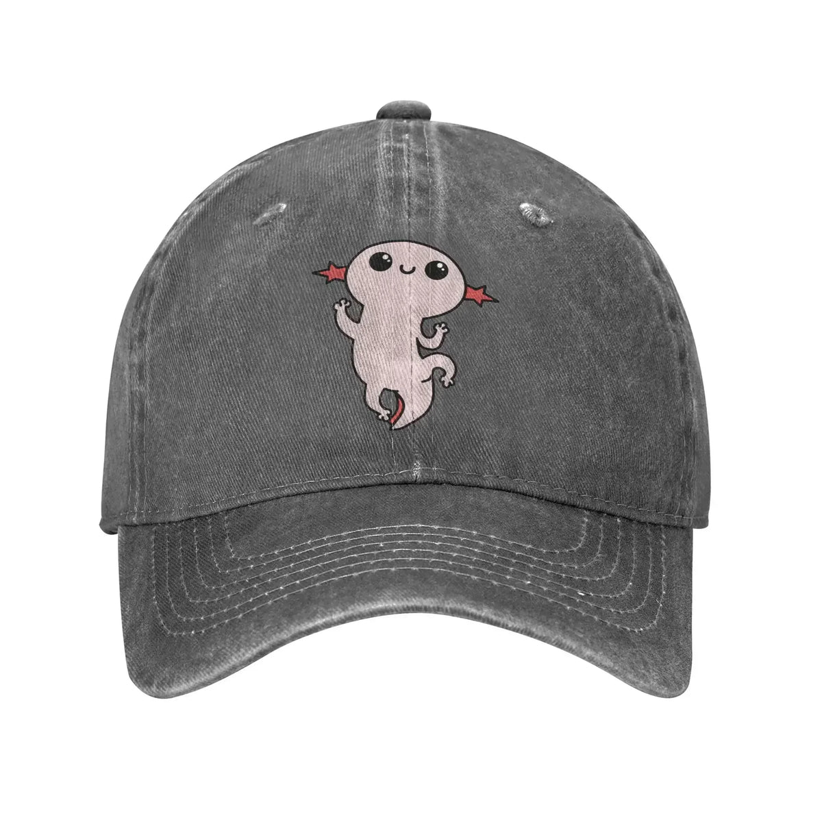 Vintage Cartoon Axolotl Baseball Caps