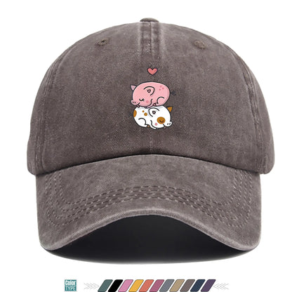 Cute Pig Print Baseball Cap