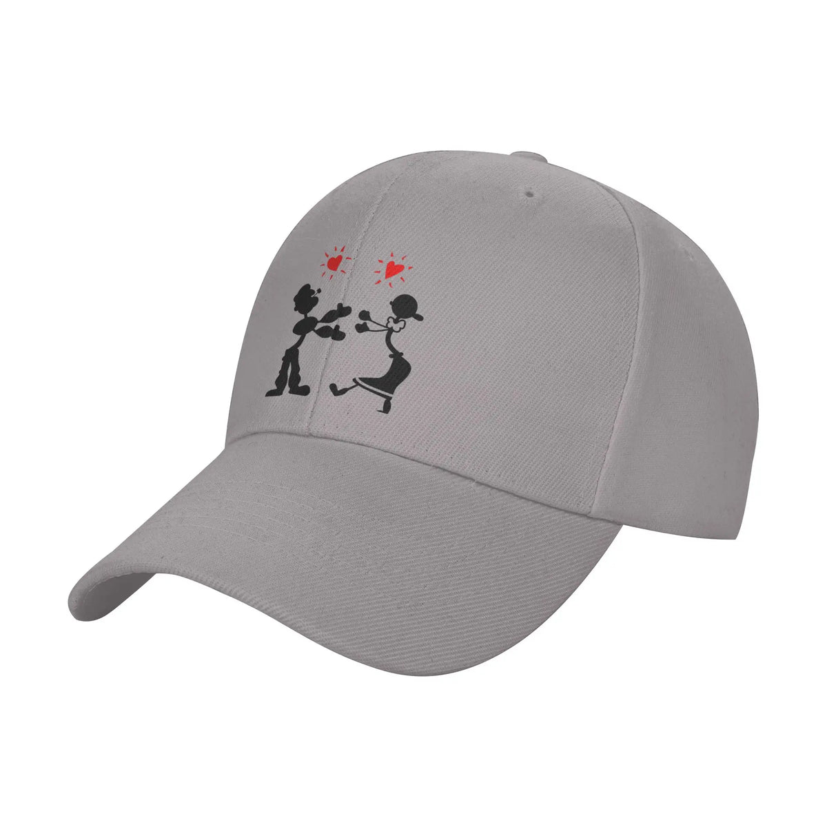 Fashion Popeyes And Olive Oyl Curved Brim Baseball Cap