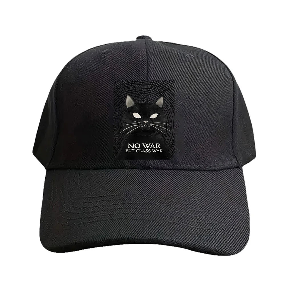 No War But Class War Cat Baseball Cap