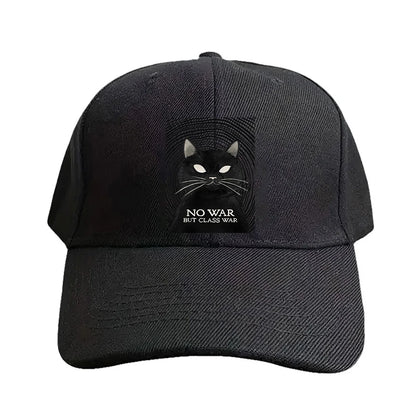 No War But Class War Cat Baseball Cap