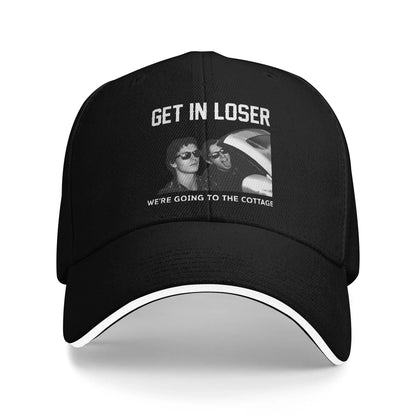 Summer Get In Loser We Are Going To The Cottage Heated Rivalry Hollander Rozanov Hockey Baseball Cap