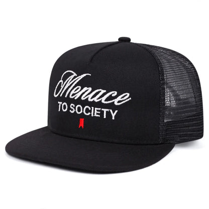 New Fashion Webhat Cartoon Letter Embroidered Hip Hop Hat Snapback Hat