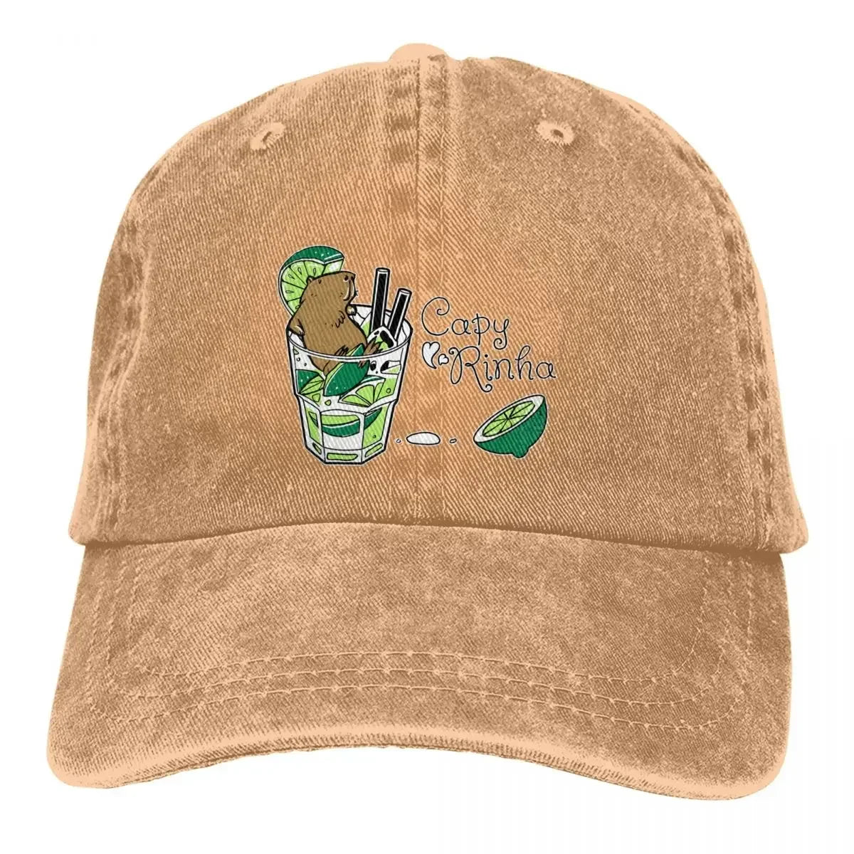 Cabybara Caipirinha Baseball Caps Peaked Cap Capybara