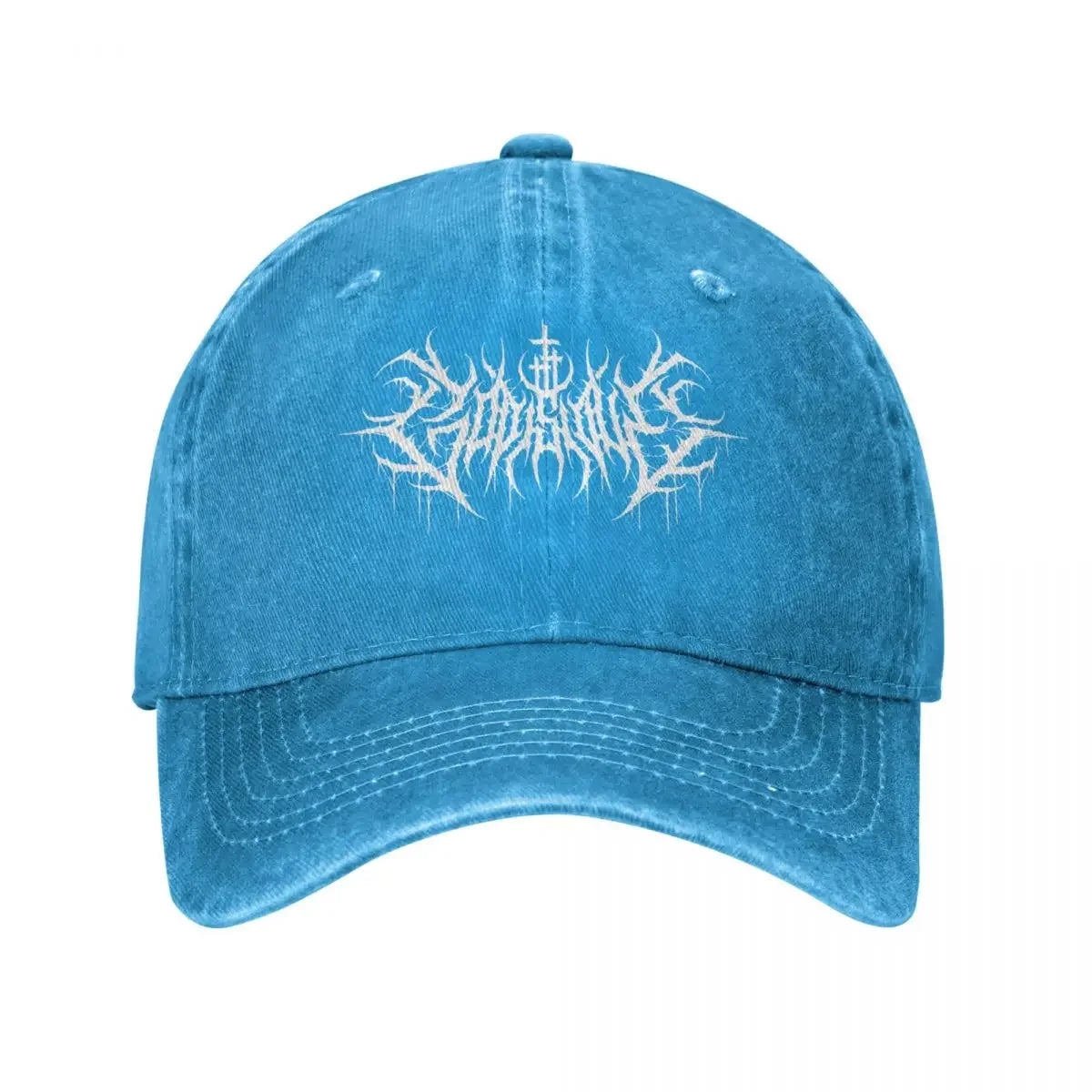 God Is Love Death Metal Denim Baseball Cap Adjustable Hat Women Men