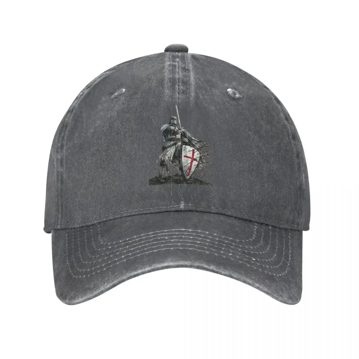 Templar Shield Cross Sword Knights Baseball Cap